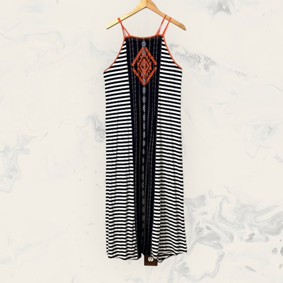 THML Dresses & Skirts - THML Women's Maxi Dress Striped Sleeveless Size M